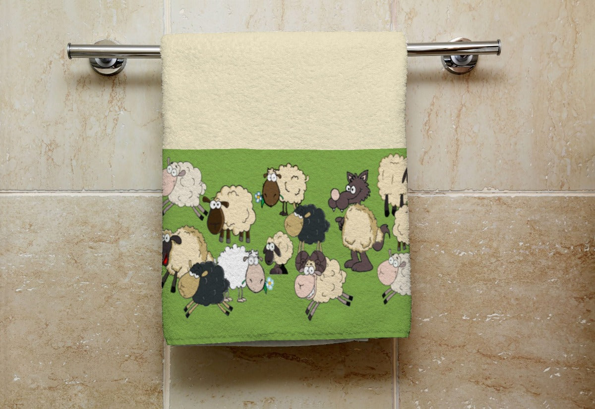 Telo doccia - ATTENTI AL LUPO