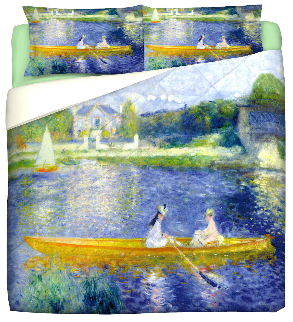 Light quilt - Monet - Field of poppies