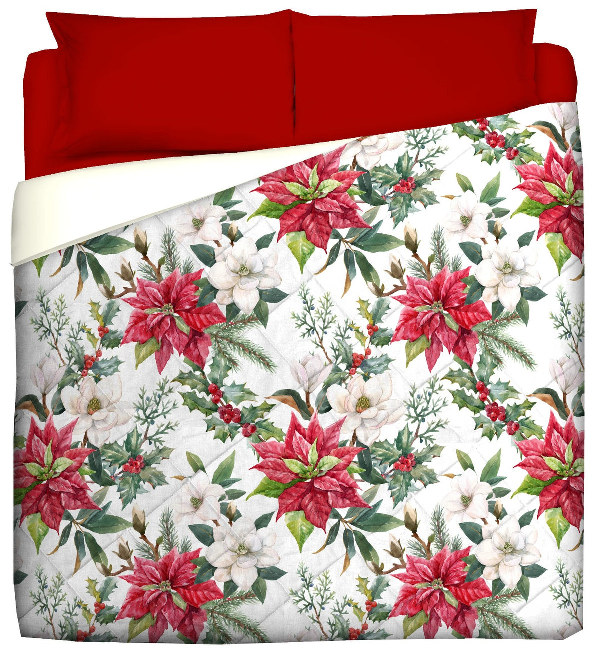 Light quilt - Kandinsky- Red Universe