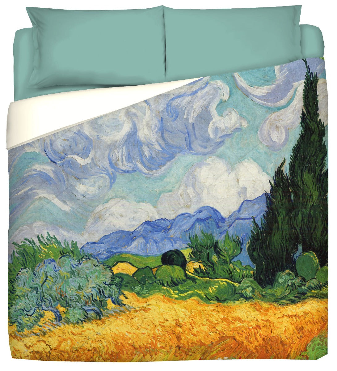 Winter Quilt - Van Gogh-Cornfield