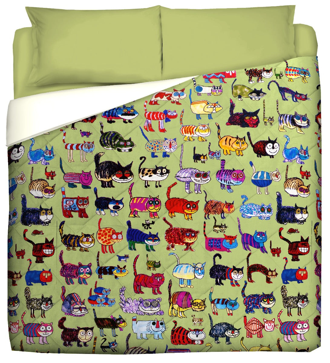 Trapunta Invernale - Funny Bed - Gatti Matti