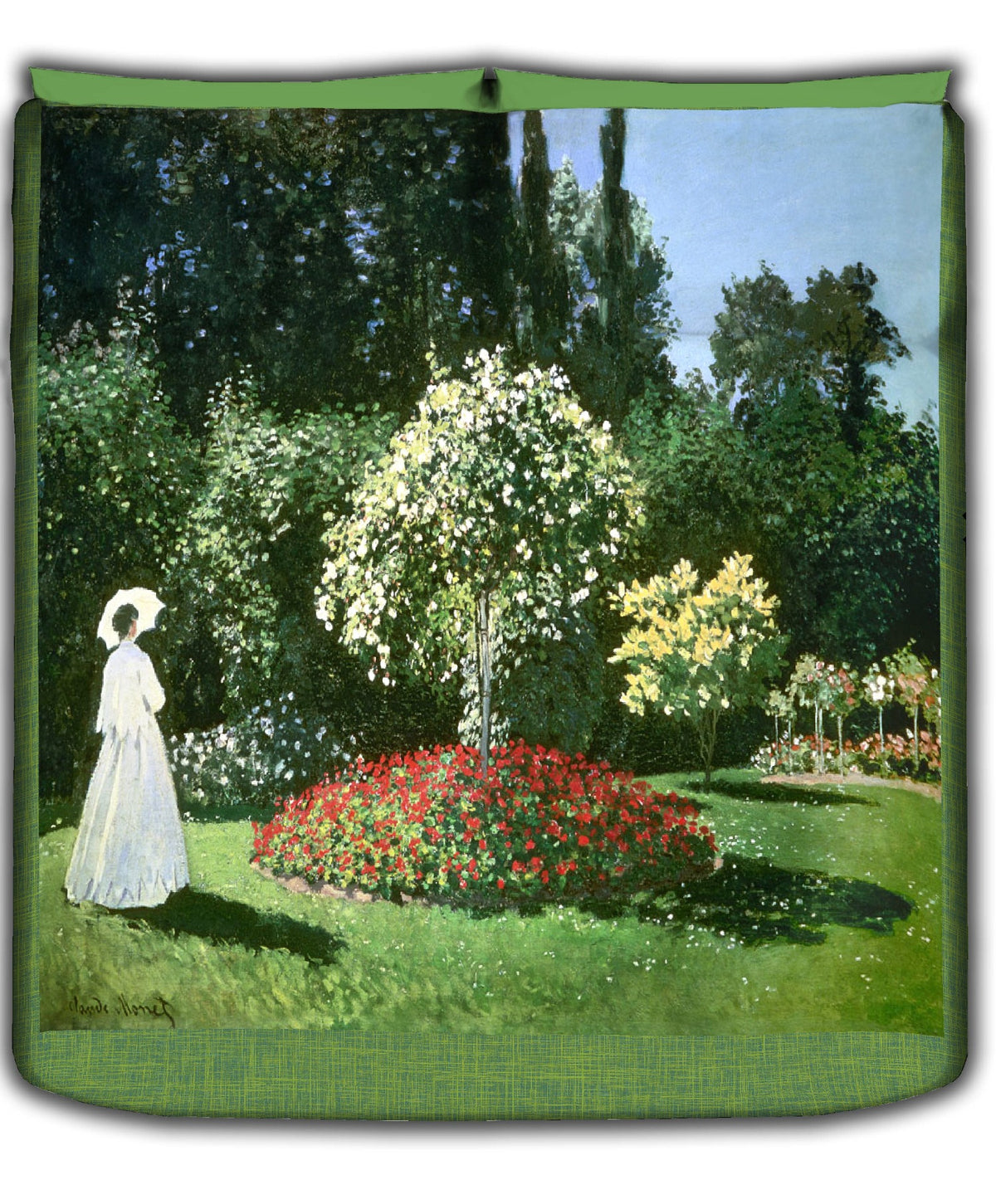 Mezzero - Telo Arredo   Monet - Signora in giardino