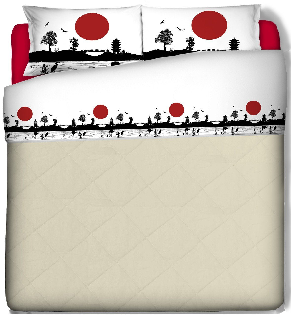 Sheets with pillowcases - Japan Mania - Momoko