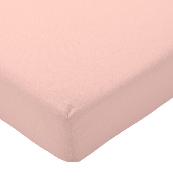 Lenzuolo angoli per lettino / culla - Tinta unita Rosa