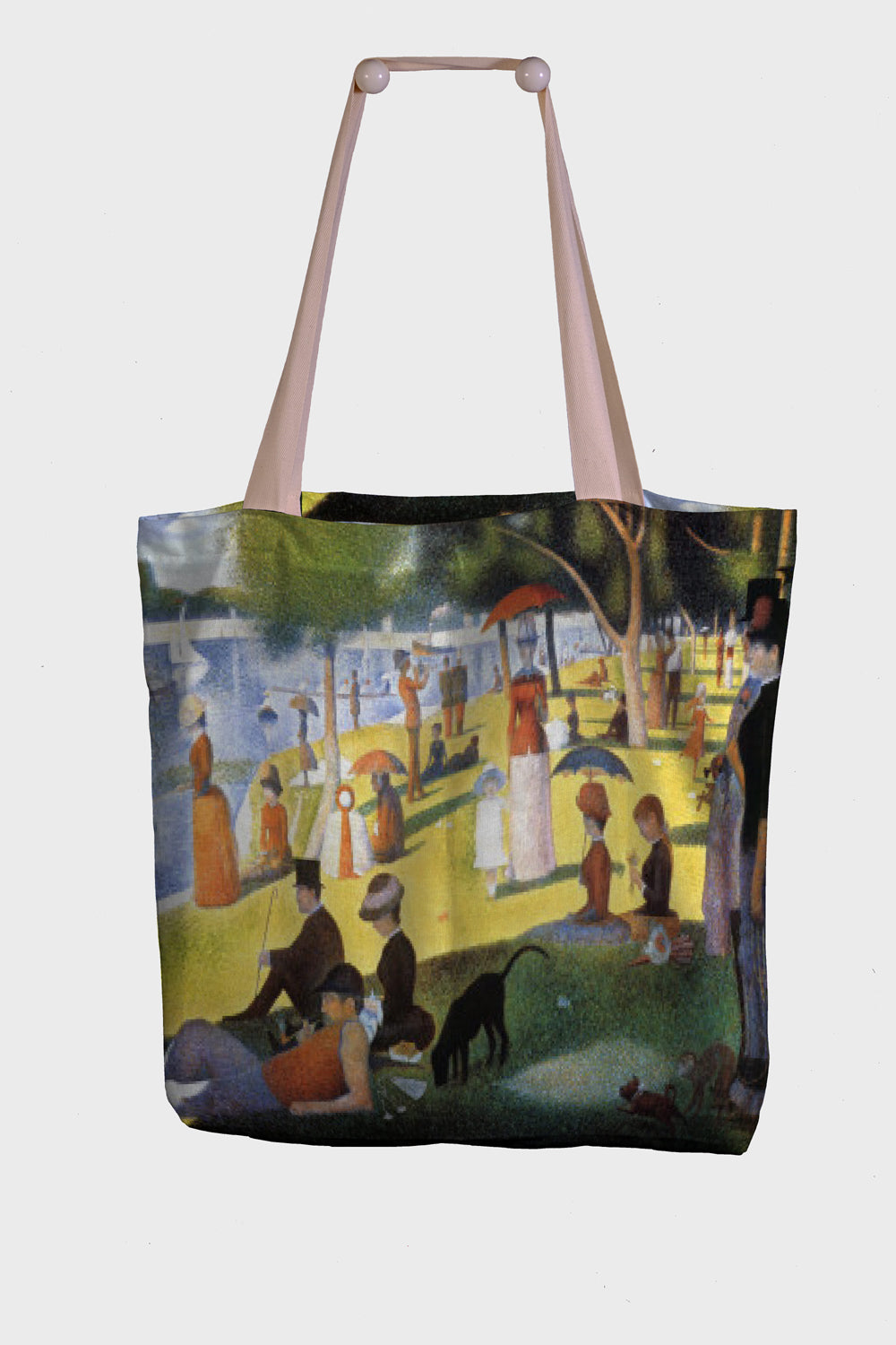 Shopper Seurat Sunday afternoon
