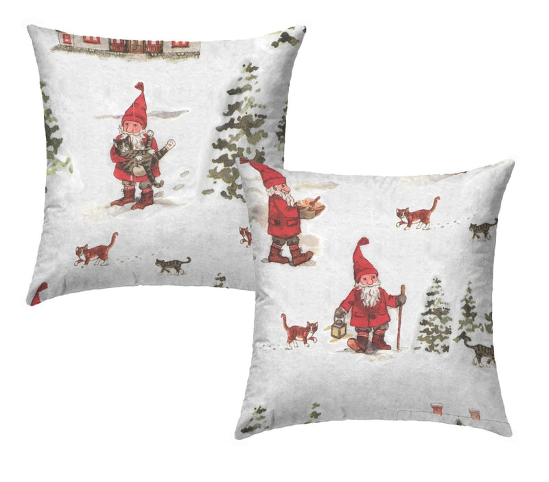Pair of Cushion Covers for Furniture cm. 40x40 - CURIOUS REINDEER