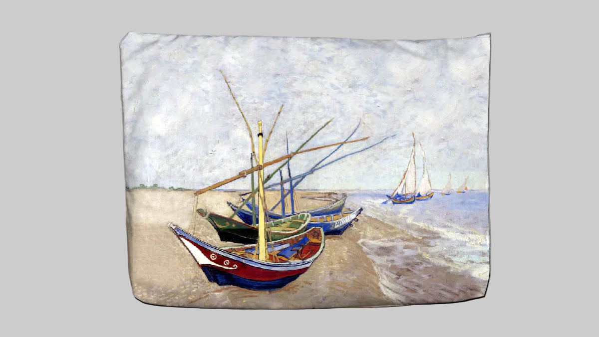 Maxi Pochette Portatutto - BARCHE SULLA SPIAGGIA