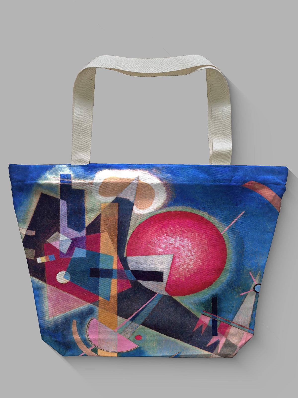 Borsa tessile con cerniera - KANDINSKY - IN BLU