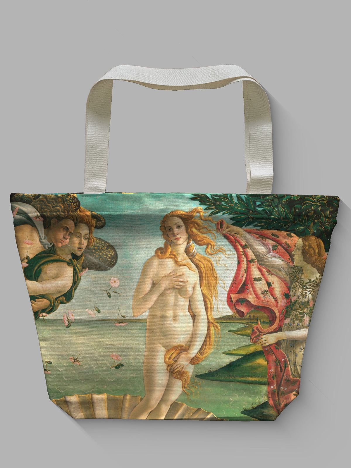 Borsa tessile con cerniera - BOTTICELLI - LA NASCITA DI VENERE