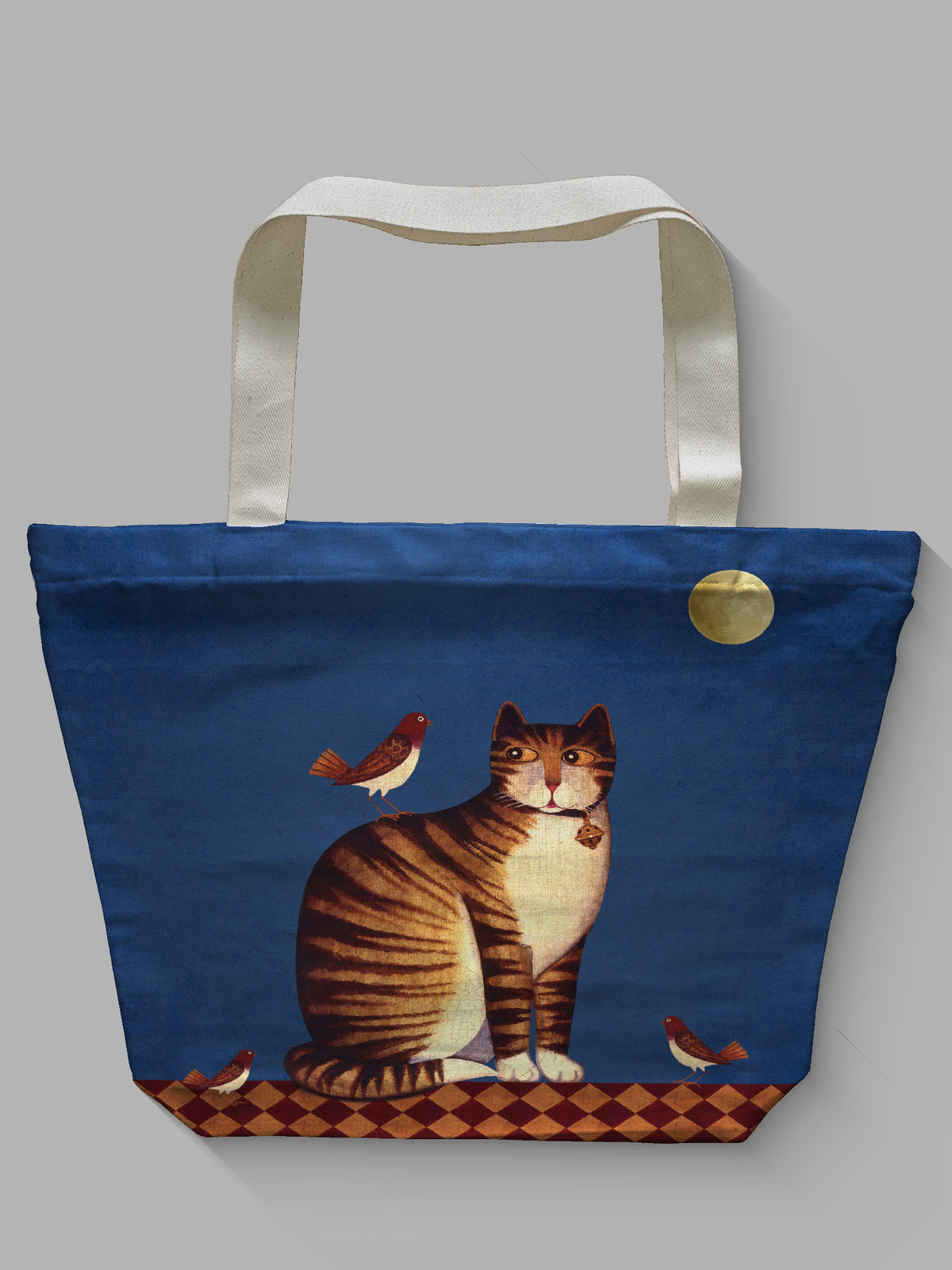 Borsa tessile con cerniera - ALLA LUNA