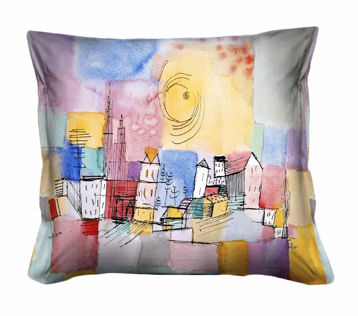 Cuscino Arredo 40x40cm   KLEE - PANORAMA CITTADINO