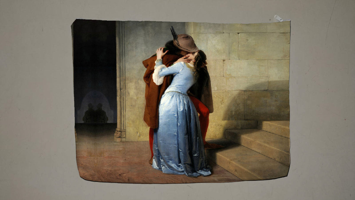 Maxi Pochette Portatutto HAYEZ - IL BACIO