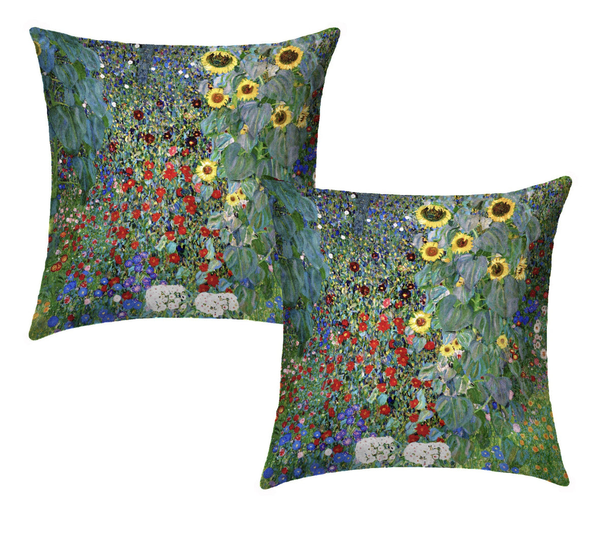 Pair of Cushion Covers for Furniture - Malcesine - Klimt