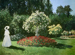 Plaid - Monet - Signora in giardino