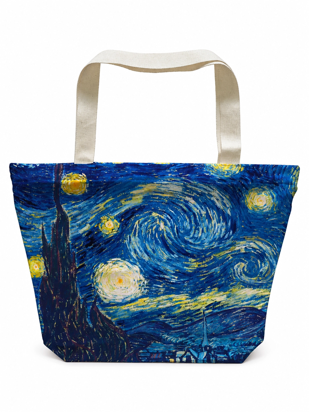 Borsa tessile con cerniera - VAN GOGH - NOTTE STELLATA
