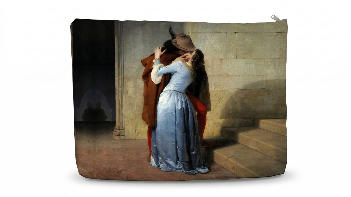 Maxi Pochette Portatutto HAYEZ - IL BACIO