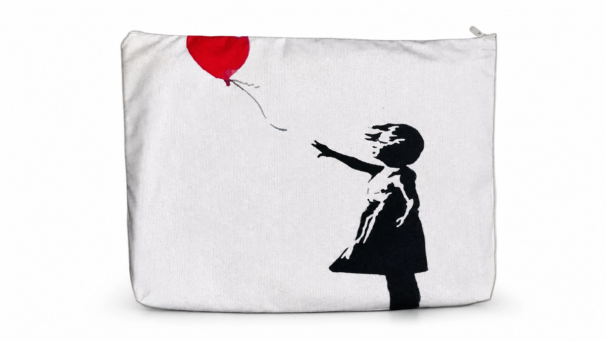 Maxi Pochette Portatutto - GIRL WITH LOVE BALLON