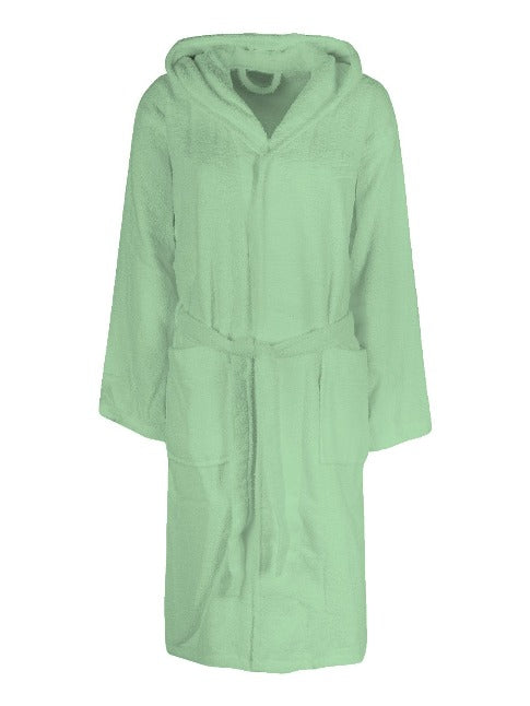 Terry bathrobe - Green water