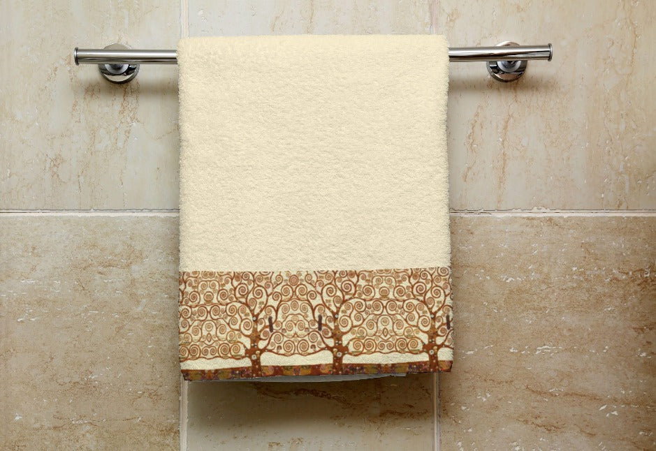 Shower towel - KLIMT - TREE OF LIFE