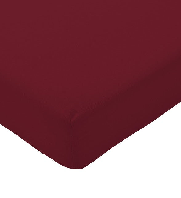 Fitted sheet - Solid Color - Bordeaux