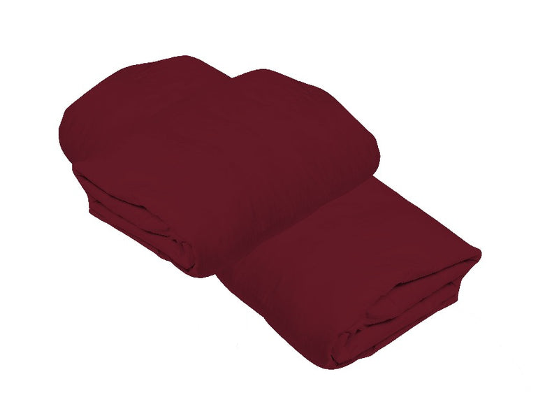 Fitted sheet - Solid Color - Bordeaux