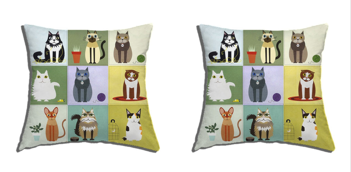 Couple Cushion Covers - Cats-Brotherhood