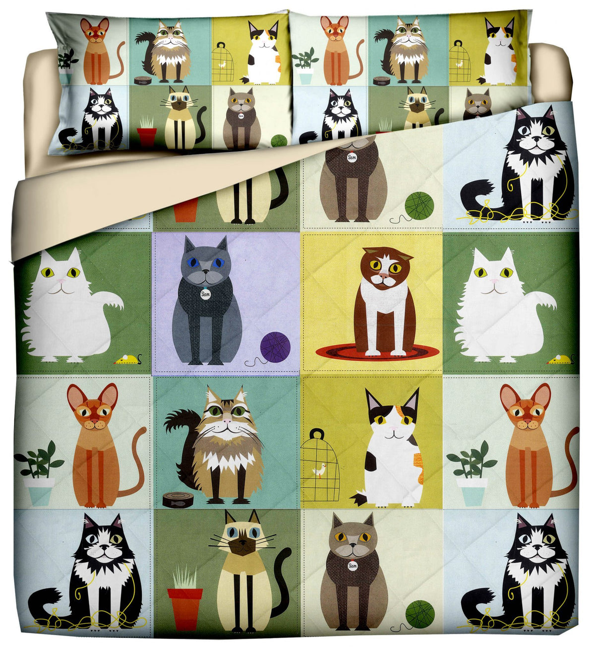 Lightweight quilt - Cats-Brotherhood
