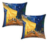 Pair of Cushion Covers for Furniture - Van Gogh-Caffè in Arles