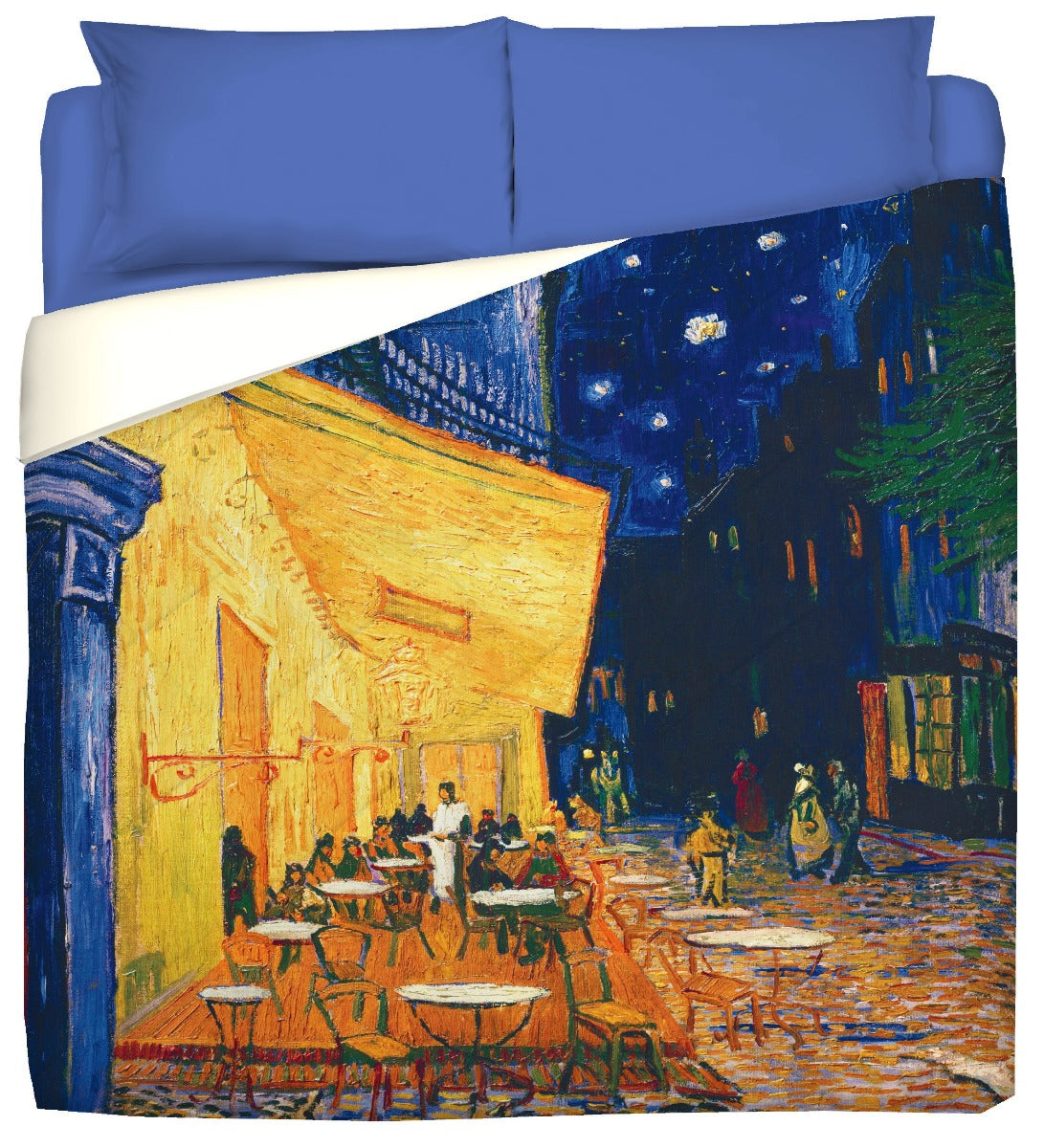 Winter Quilt - Van Gogh-Coffee in Arles
