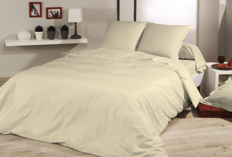 Duvet cover with pillowcases - Solid Color Sand