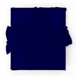 Duvet cover with pillowcases - Solid Color Midnight Blue