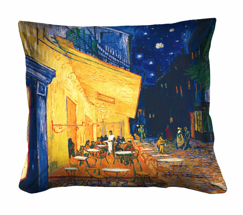 Decorative Cushion 40x40cm - Van Gogh-Coffee in Arles