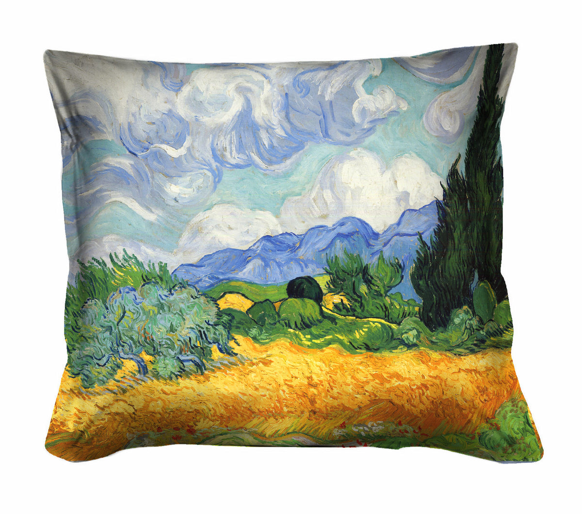 Cuscino Arredo 40x40cm - Van Gogh-Campo di Grano