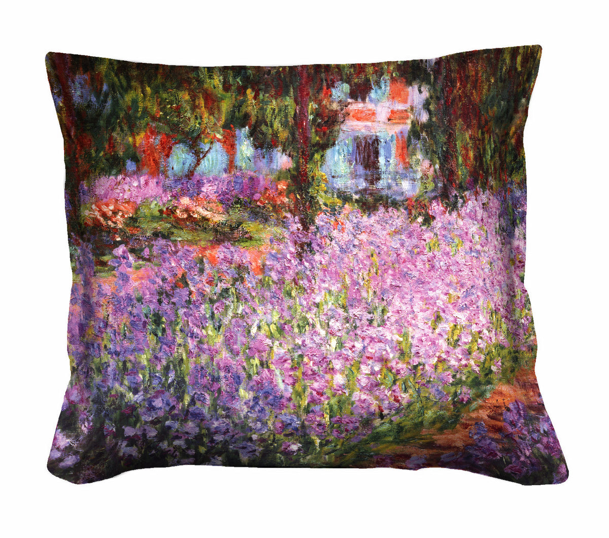 Decorative Cushion 40x40cm - Monet-Garden of the artist