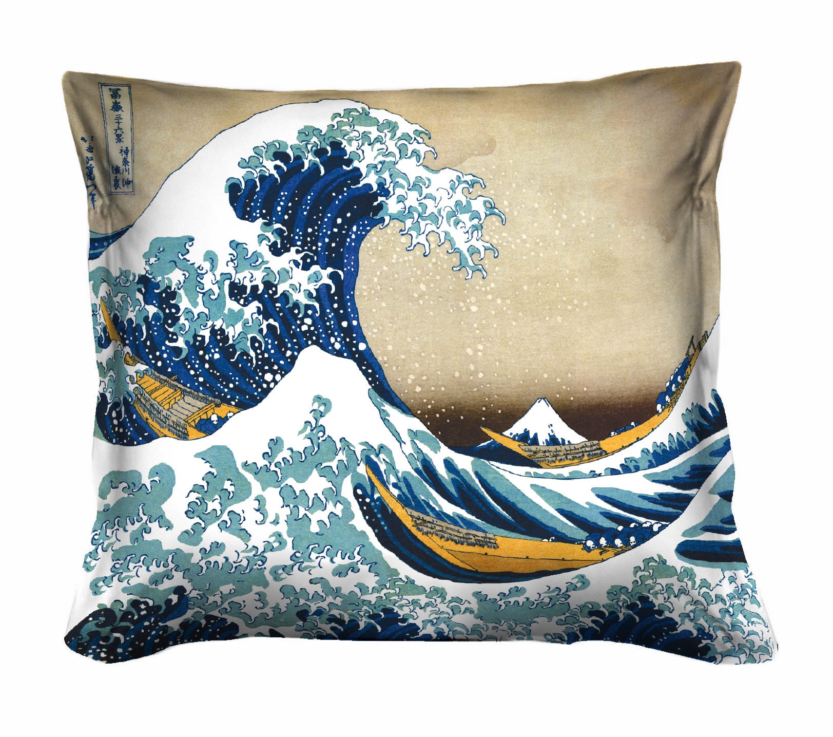 Cuscino Arredo 40x40cm - Hokusai-La grande onda di Kanagawa
