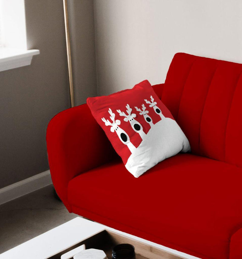 Furniture cushion cm. 40x40 - CURIOUS REINDEER