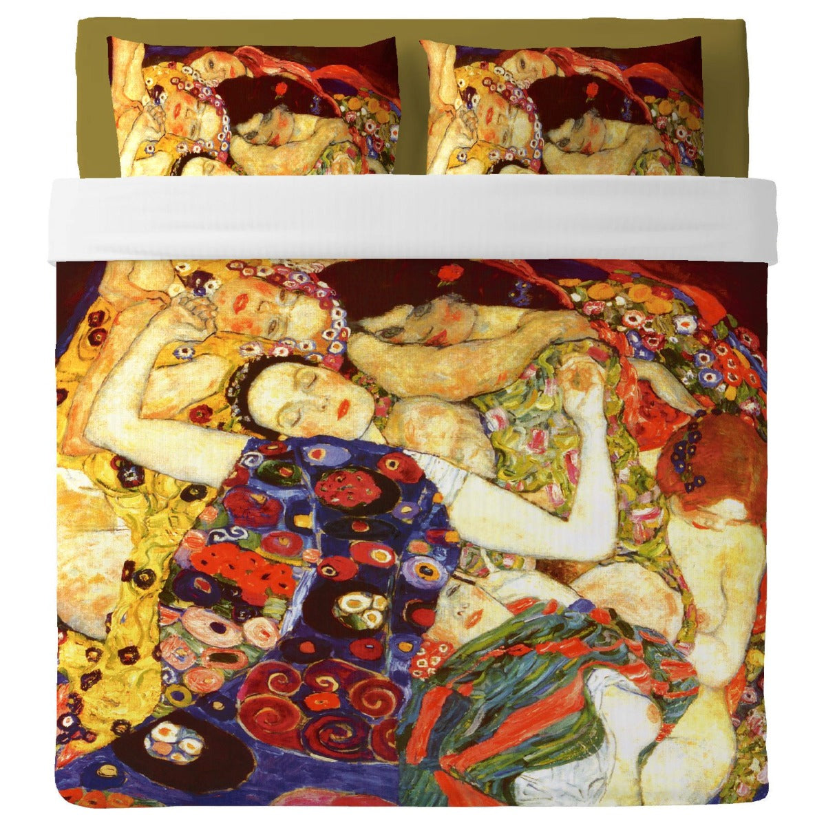 Lenzuolo Copriletto con federe   Klimt - Donne