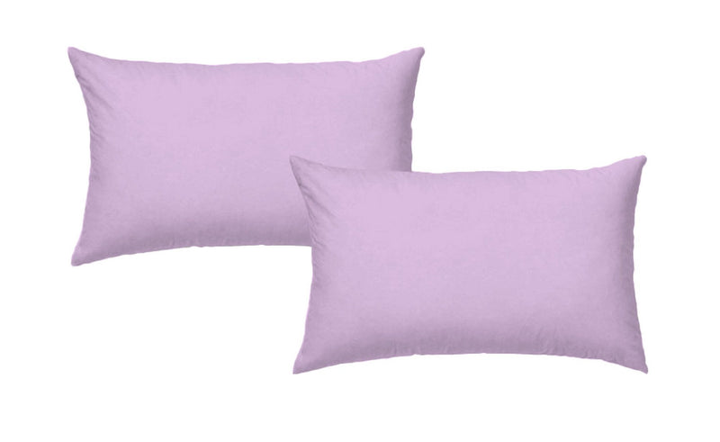 Solid Color Bed Pillowcases Lilac