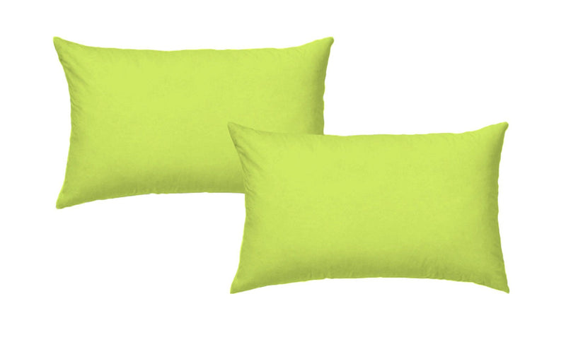 Plain Green Apple Bed Pillowcases