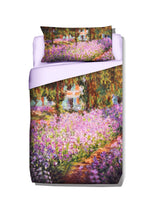 Duvet cover with pillowcases - Monet-Garden of the artist