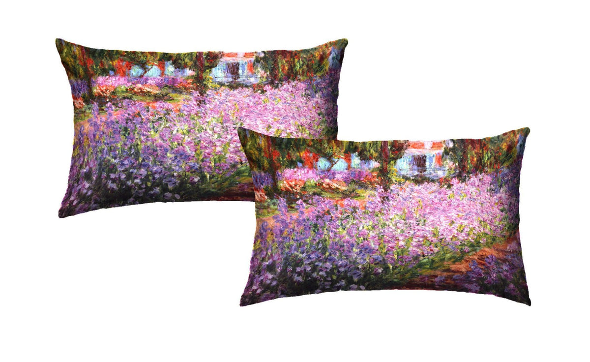 Bed pillowcases - Monet-The artist's garden