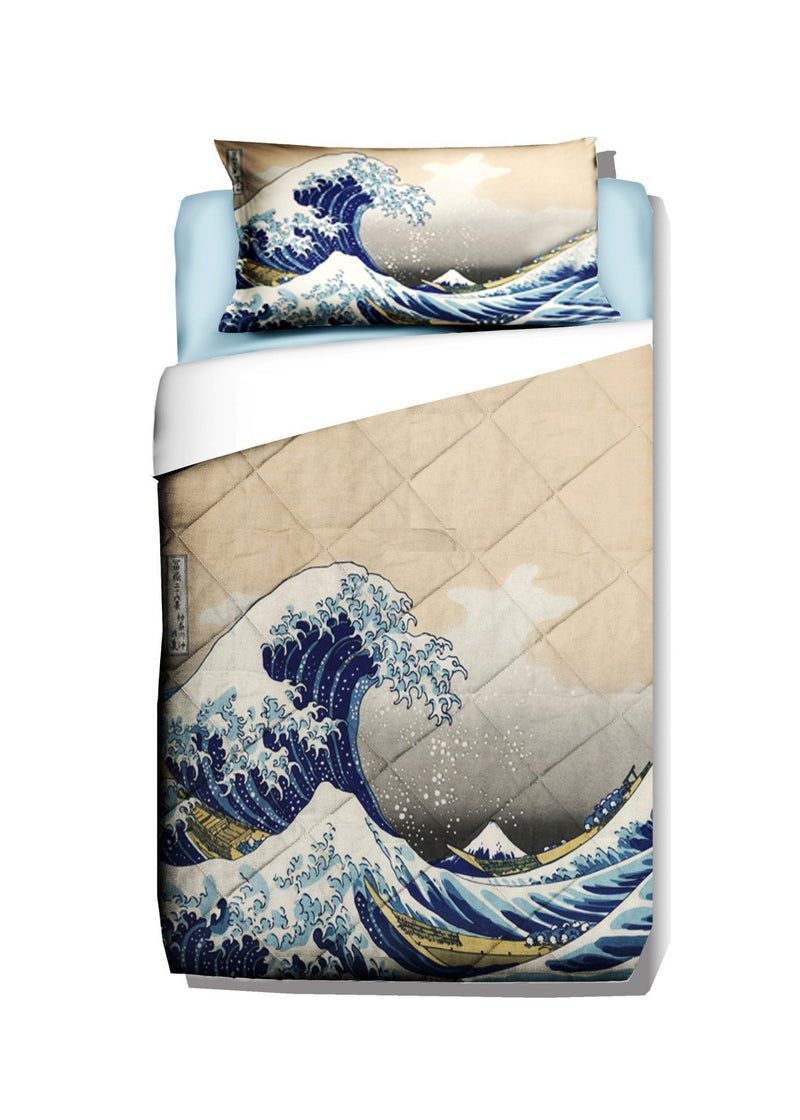 Trapunta Invernale - Hokusai-La grande onda di Kanagawa