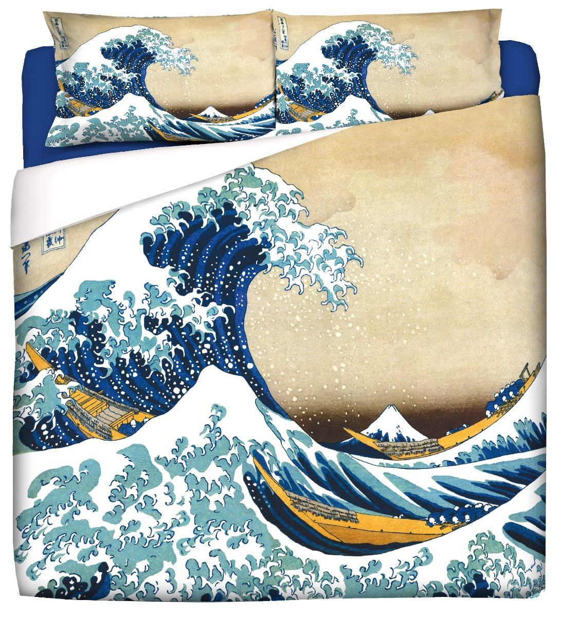 Duvet cover with pillowcases - Hokusai-The great wave of Kanagawa