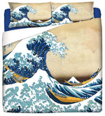 Copripiumino con federe - Hokusai-La grande onda di Kanagawa