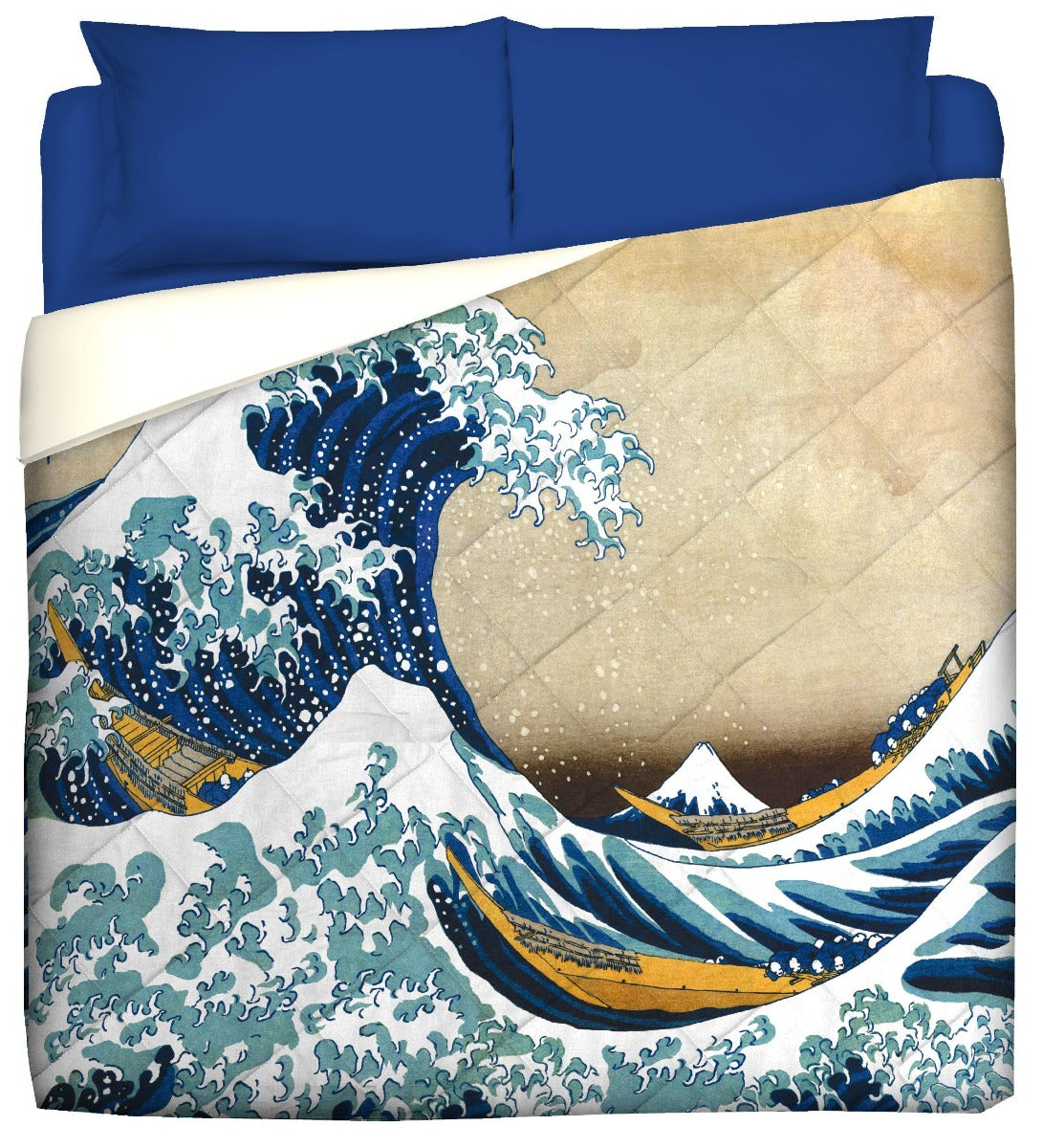 Light quilt - Hokusai-The big wave