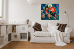 Pannello Arredo - Kandinsky - In Blu