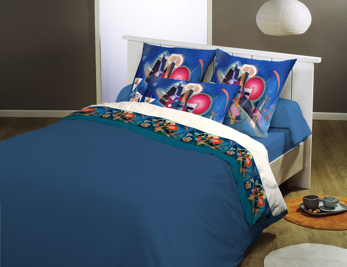 Kandinsky Sheets With Pillowcases In Blue