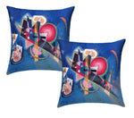 Couple Cushion Covers - Kandinskj - In Blue
