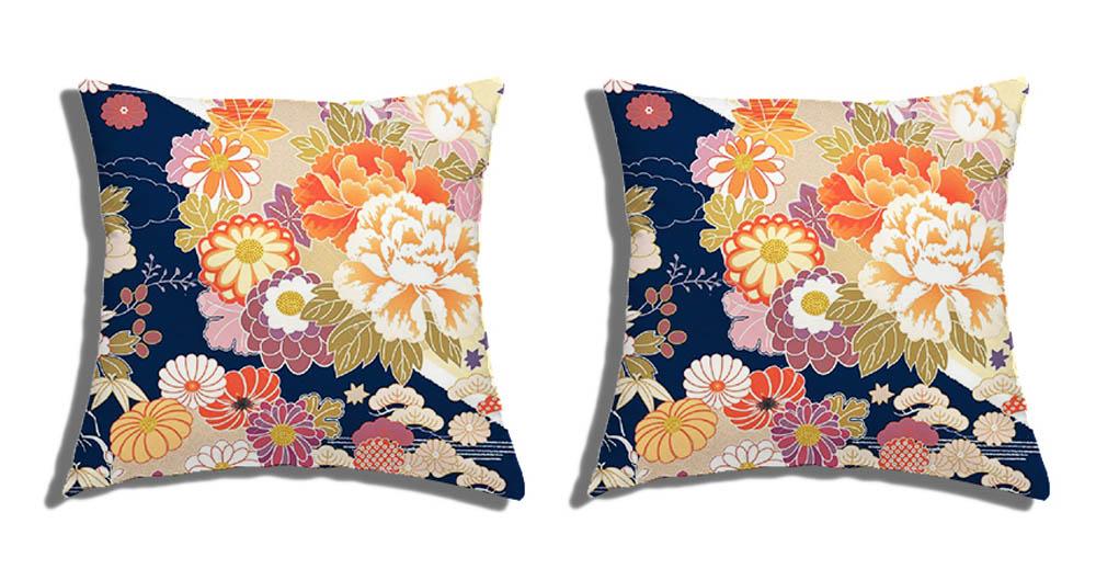 Couple Cushion Covers - Japan Mania - Kimono