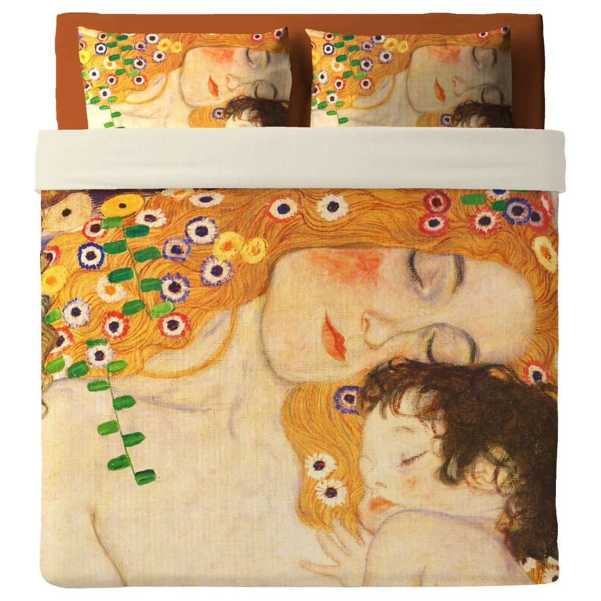 Bedsheet with pillowcases Klimt - La Madre